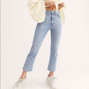 Levi’s mile high cropped flare jeans